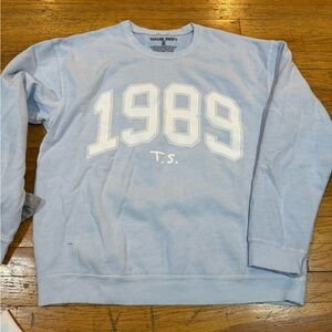 Blue Taylor swift 1989 sweatshirt